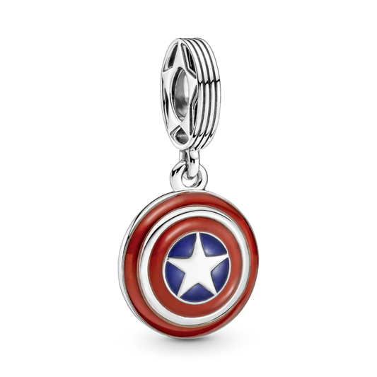 Charm Colgante Escudo de Capitan America