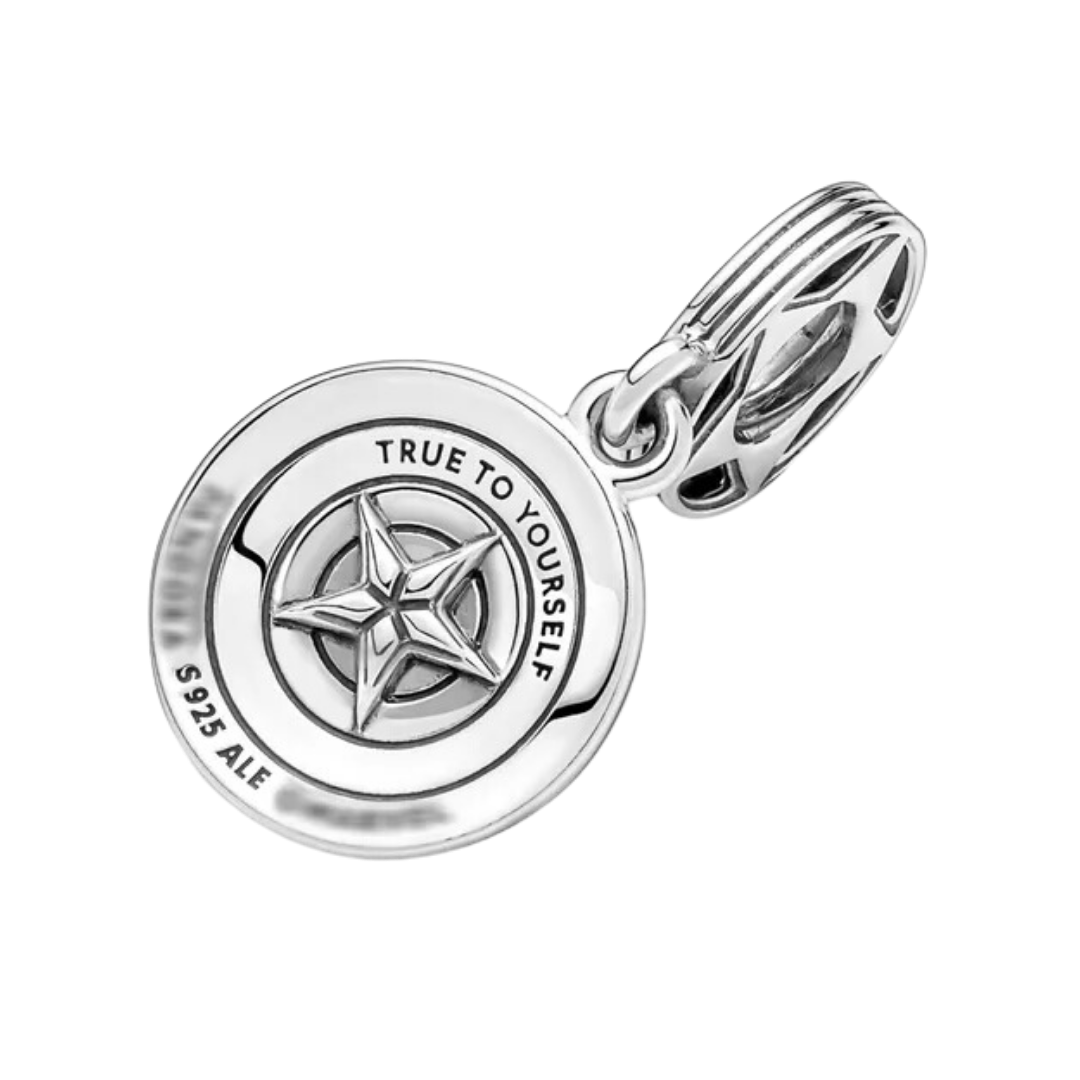 Charm Colgante Escudo de Capitan America