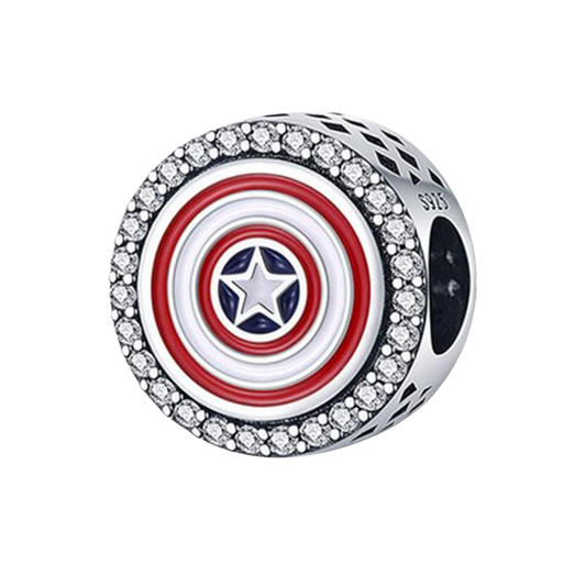 Charm Escudo Capitan America de Marvel