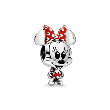 Charm Vestido de Lunares y Moño de Minnie Mouse de Disney