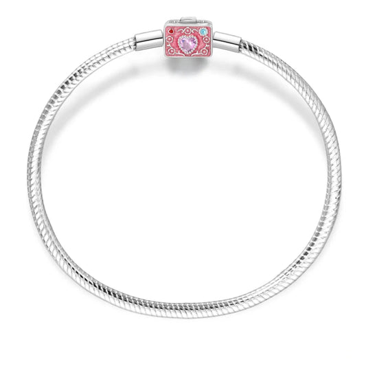 Brazalete Romance en Rosa